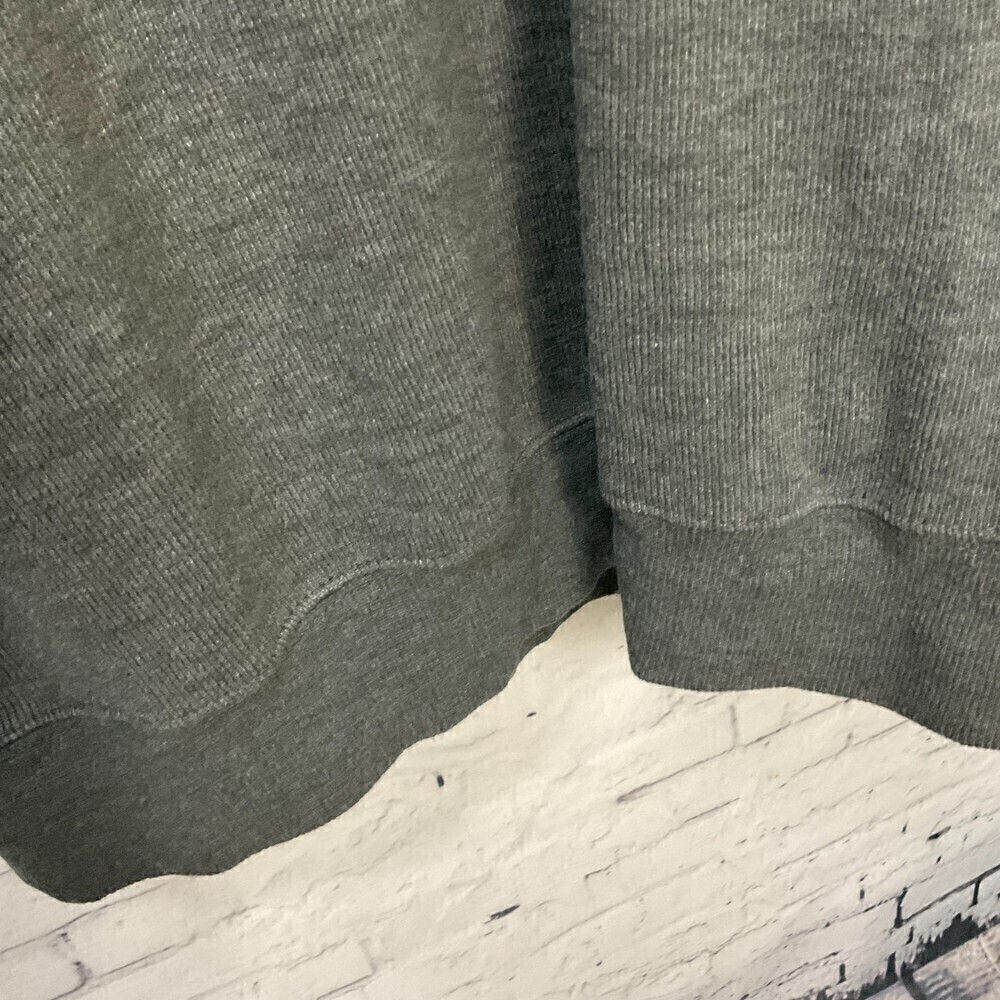 Us Polo Assn Men Gray Pullover Sweater Zip Up Mock Neck Long Sleeve Shirt XXL U2 - Picture 10 of 12
